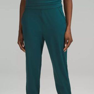 lululemon Align Super-High-Rise Ribbed-Waist Jogger Full Length Jasper Green